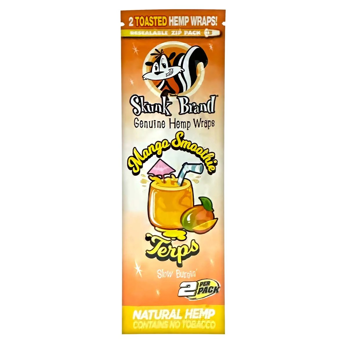Photograph of product: Skunk Brand | Genuine Hemp Wraps - Mango Smoothie