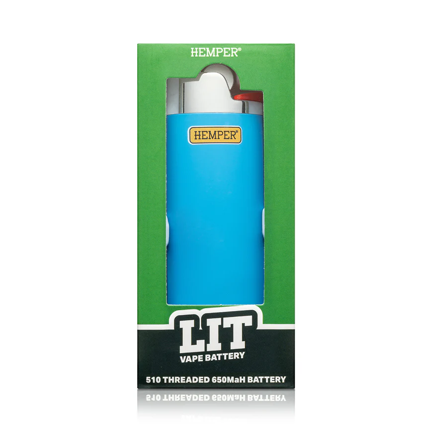 Photograph of product: Hemper | Lit Vape Battery | Blue