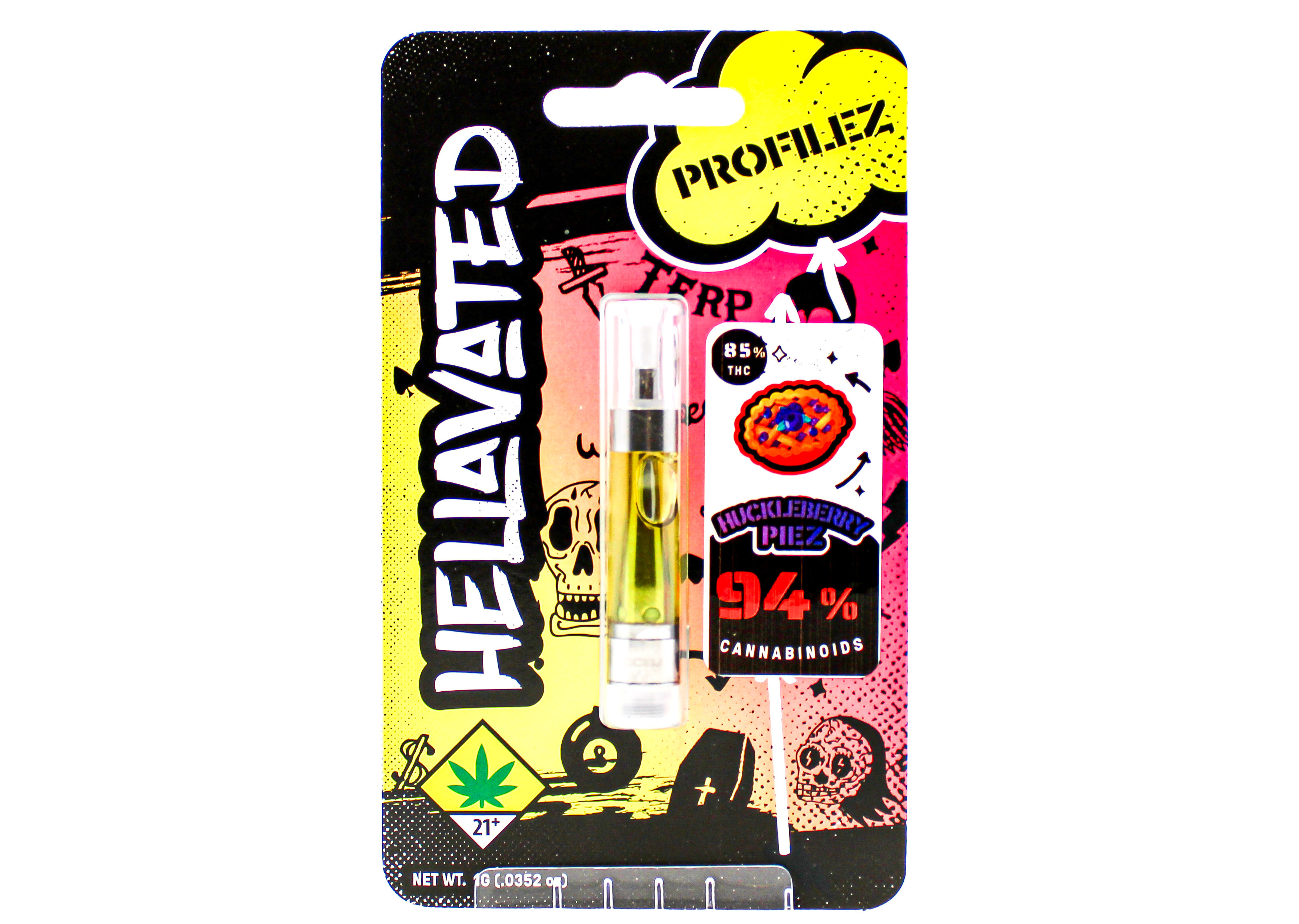 Photograph of product: AV Huckleberry Piez Distillate Cart 46100