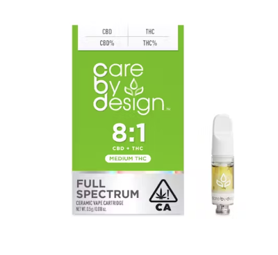 Photograph of product: 8:1 Full Spectrum CBD CARTRIDGE 1g - Care By Design