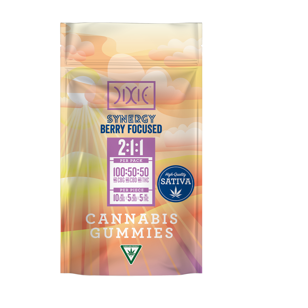 Photograph of product: Dixie - Synergy - Berry Focused 2:1:1 (50mg)