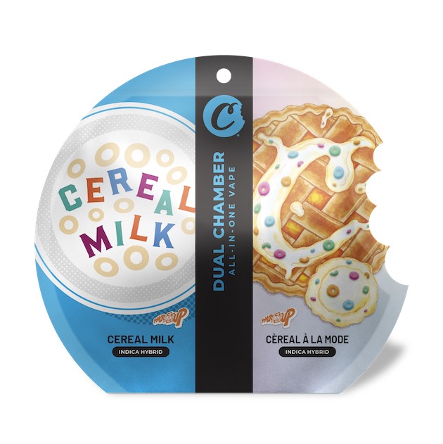 Photograph of product: COOKIES 2 X 0.5G DISTILLATE DUAL CHAMBER - CEREAL MILK/CEREAL A LA MODE