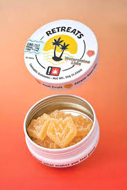 Photograph of product: RETREATS | GUMMIES | WATERMELON LIME | CBD | 100MG