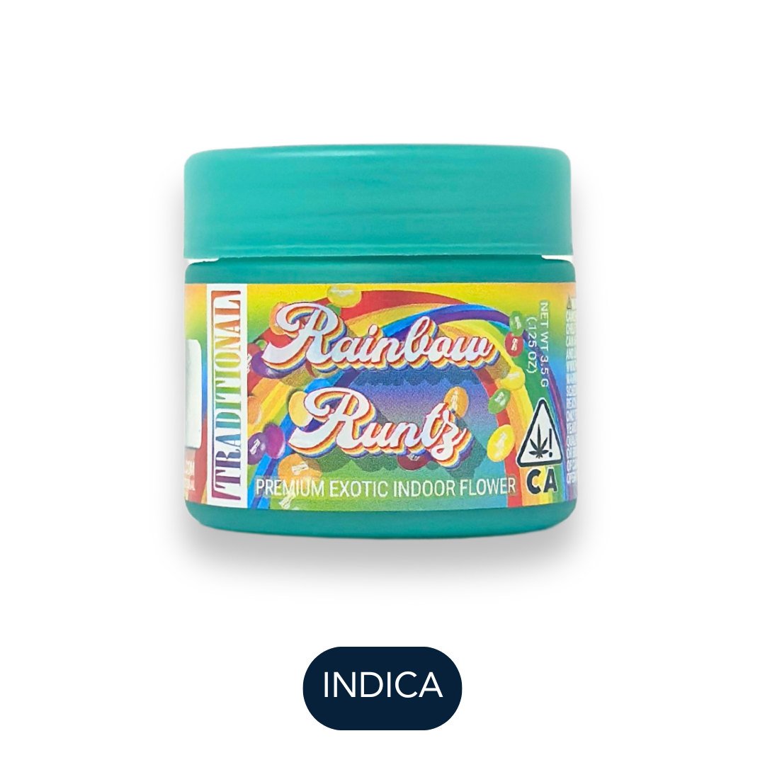Photograph of product: Traditional Co - Rainbow Runtz - Flower - 3.5g