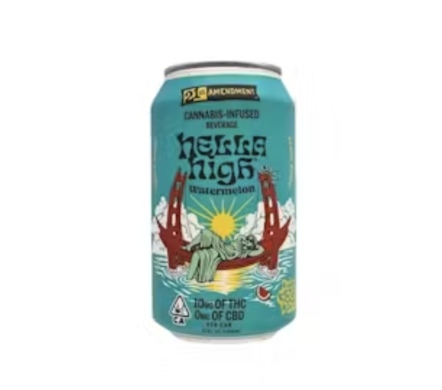 Photograph of product: HELLA HIGH - WATERMELON - 10MG
