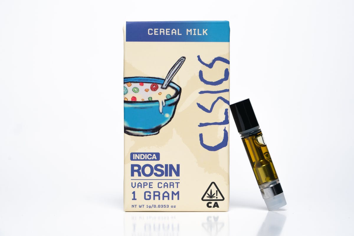 Photograph of product: Clsics | Cereal Milk Live Rosin Vape Cartridge | 1g