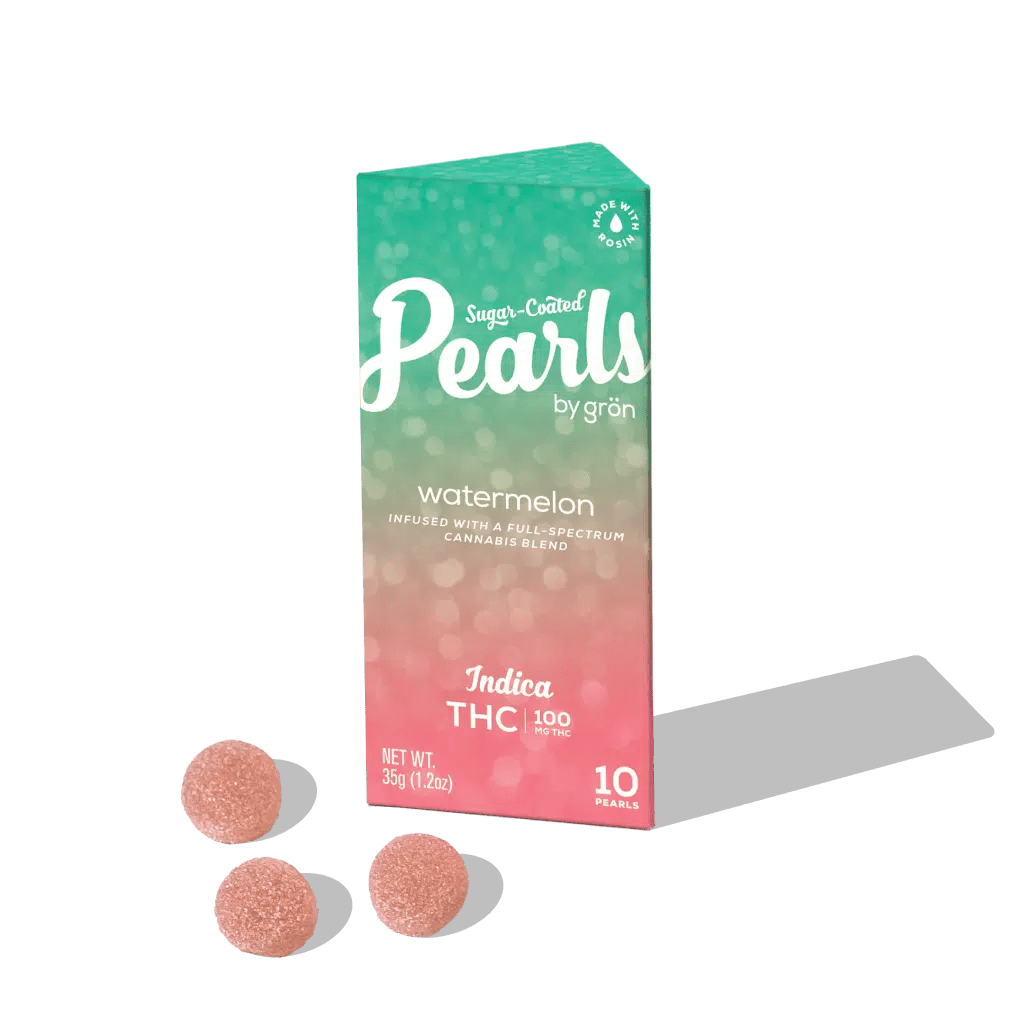 Photograph of product: Gron | Watermelon - 100mg TH-oui Pearls | 10pk