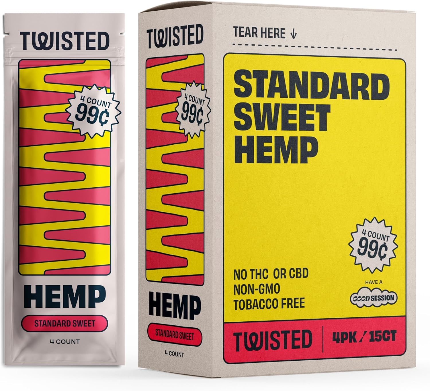 Photograph of Product: Twisted Hemp Wrap // Sweet