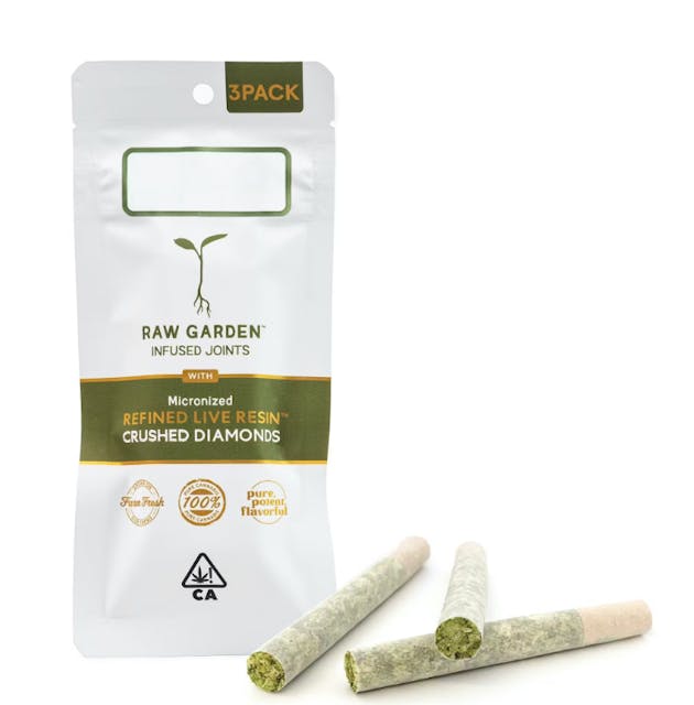 Photograph of product: Gaviota Haze Crushed Diamonds 3pk - Infused Preroll Pk