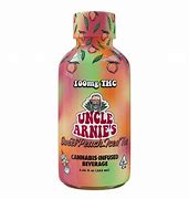 Photograph of product: Sweet Peach Iced Tea | 100mg | 8oz Drink | Uncle Arnie's