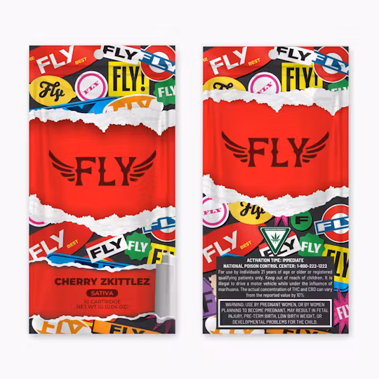 Photograph of product: Fly - Cherry Zkittles - 1g - Cart