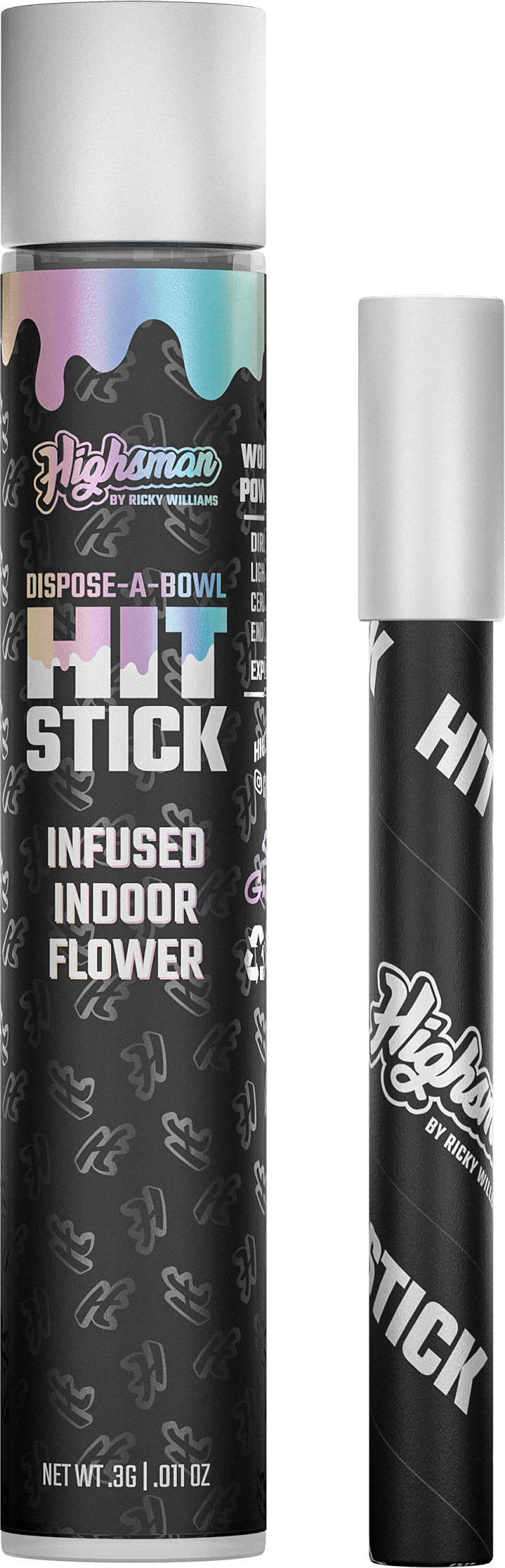 Photograph of product: Highsman Hit Stick l Gridiron Grape Infused Flower Disposa-Bowl 1pk l . - 1g