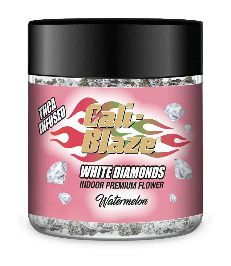 Photograph of Product: Cali Blaze - Watermelon THCa White Diamond Flower 3.5g | 2/$50
