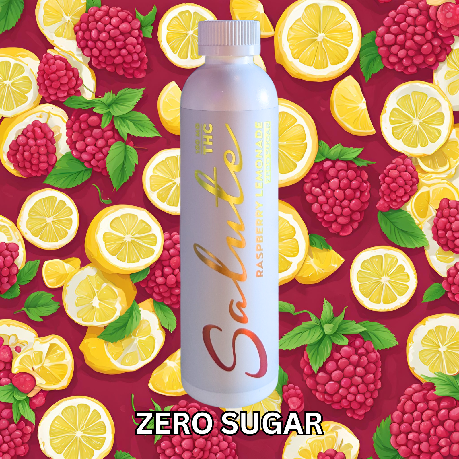 Photograph of product: Raspberry Lemonaide Zero Sugar Salute