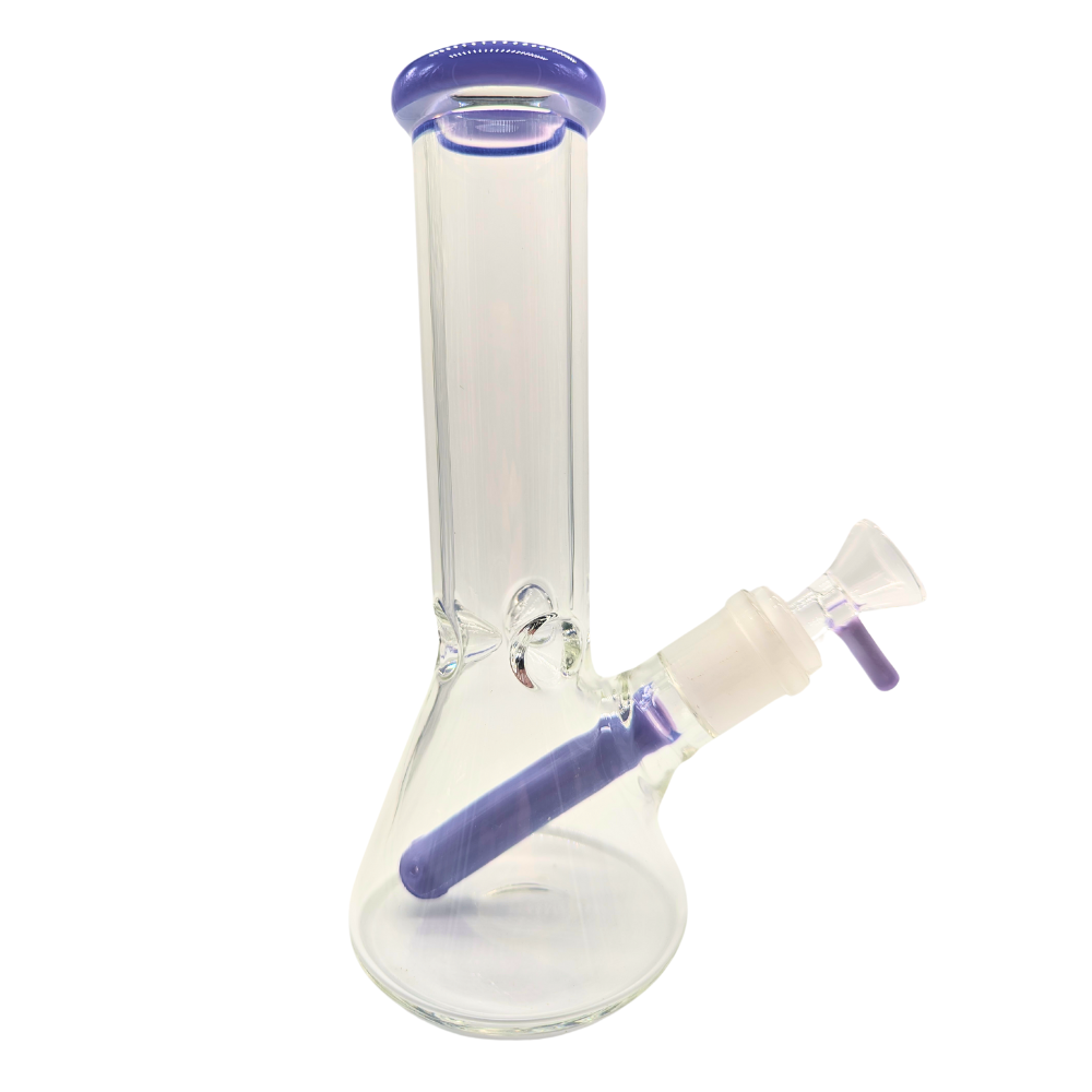 Photograph of product: 8in Color Accented Beaker Bong