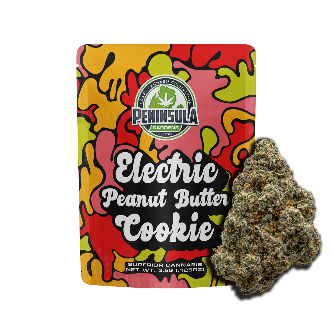 Photograph of Product: Peninsula - 3.5g Pre-Pack - Electric Peanut Butter Cookie