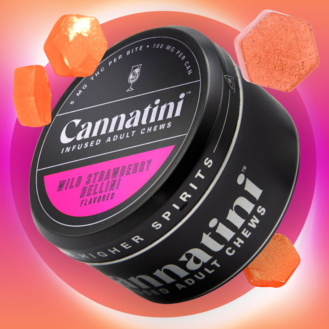Photograph of product: Wild Strawberry Bellini Gummies (1:1 CBD:D9) (TAX INCLUDED)