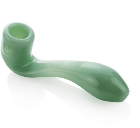 Photograph of product: Green Classic Sherlock - Hand Pipe - Grav