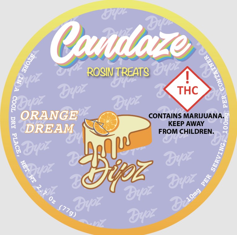 Photograph of product: Orange Dream Rosin Gummies