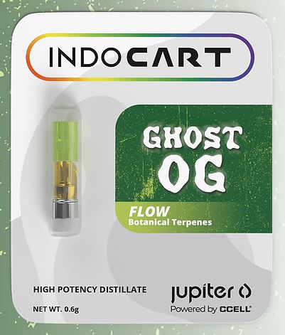 Photograph of product: Indocart | Ghost OG Cart | .9g