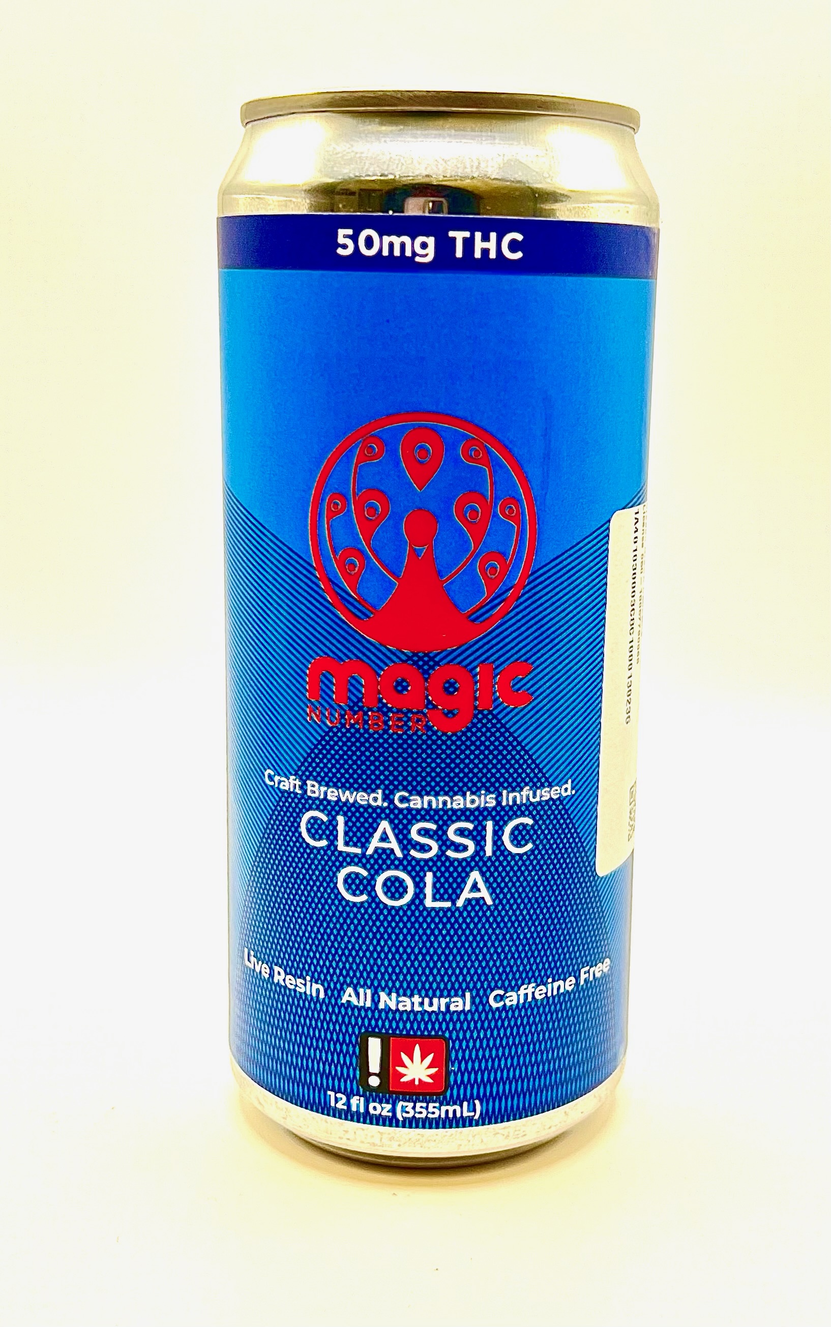 Photograph of product: Magic Number | Classic Cola | TH-oui | Live Resin | 50mg Infused Soda