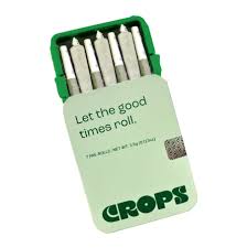 Photograph of product: Crops | Pre-Roll Pack | Lime OG 7pk