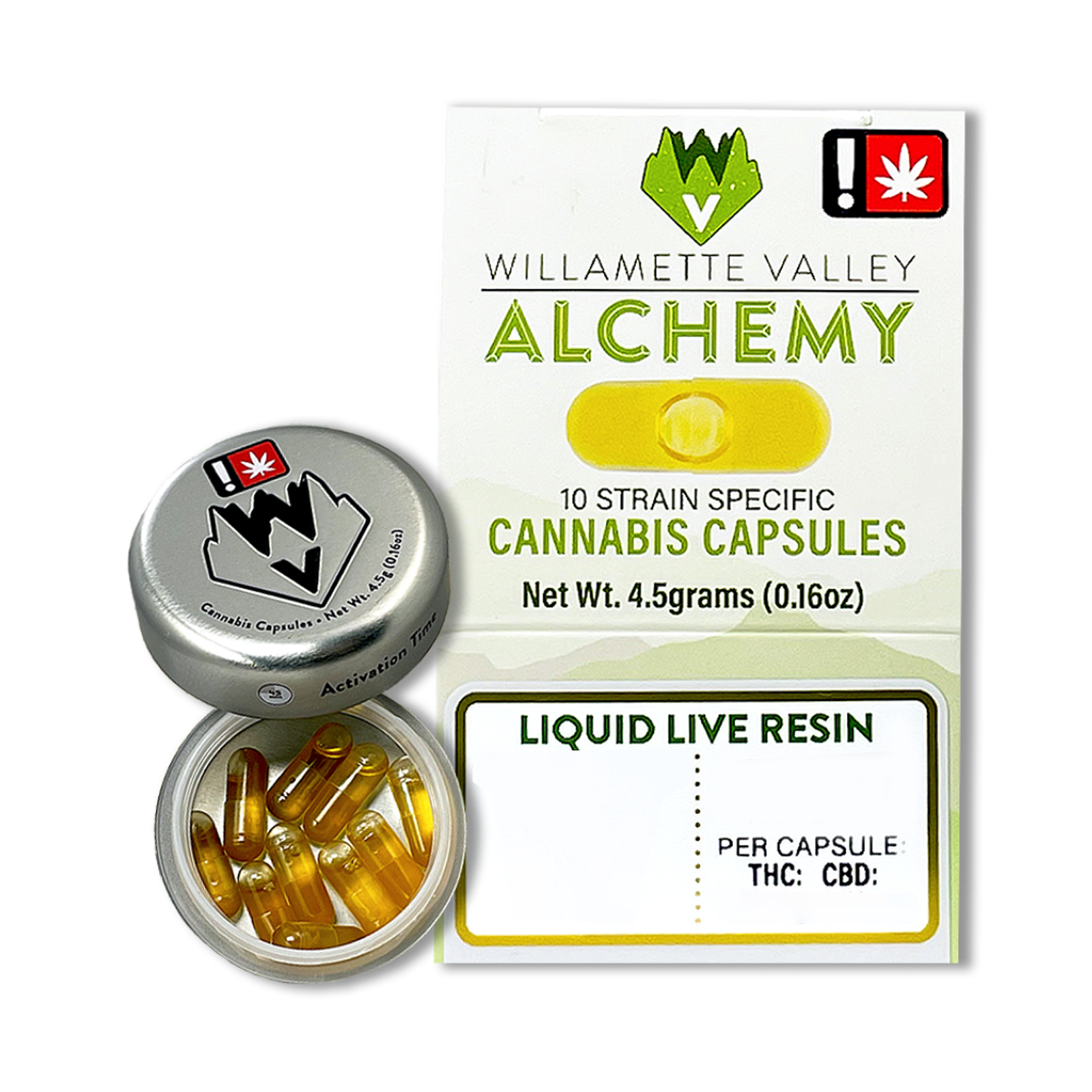Photograph of product: Cured Resin Capsules | Blueberry Muffin | 10 x 10mg
