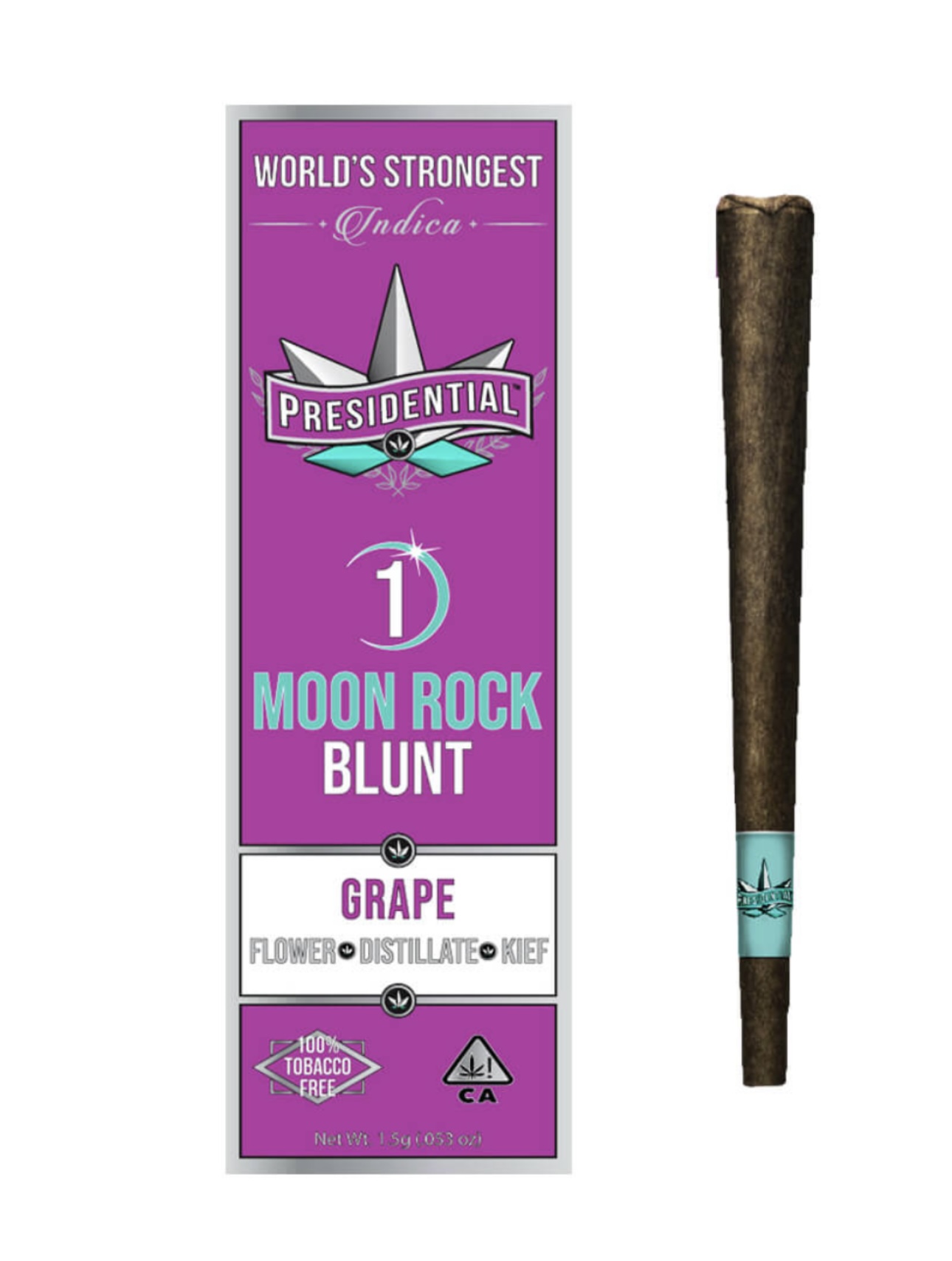 Photograph of product: AU Presidential: Grape Moon Rock Blunt