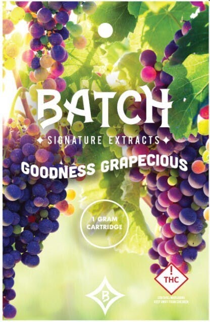 Photograph of product: Batch Cartridge 1g - Goodness Grapecious