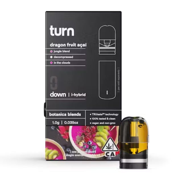 Photograph of product: Dragon Fruit Acai 'Turn Down' Pod 1g - 