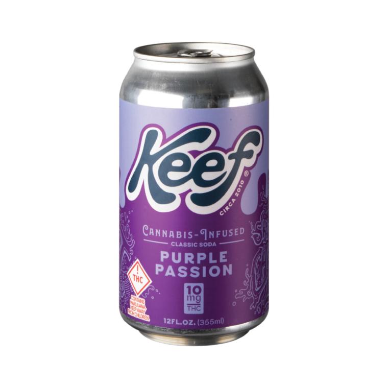 Photograph of product: Purple Passion Keef Soda