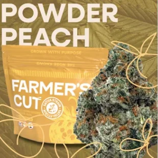 Photograph of product: Powder Peach Popcorn | 28g