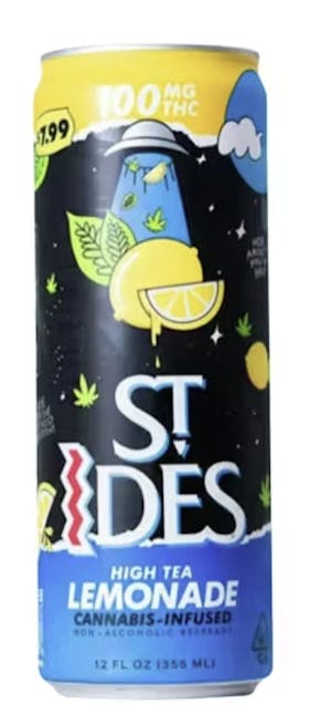 Photograph of product: LEMONADE HIGH TEA | 100MG | 12oz | ST. IDES