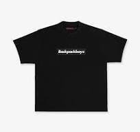 Photograph of product: Backpackboyz - Box Logo Banner Tee - Black S [ALL TAXES INCLUDED]