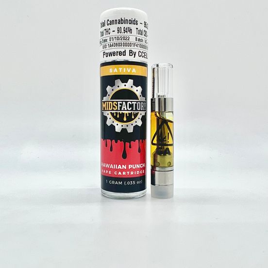 Photograph of product: Midsfactory | Hawaiian Punch 1g Cart   1 Grams