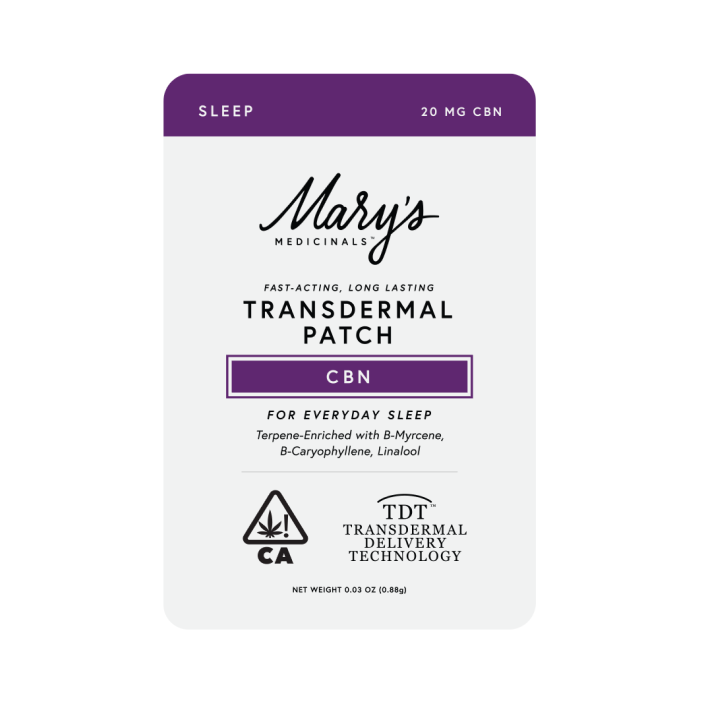 Photograph of product: CBN "SLEEP" TRANSDERMAL PATCH - 20MG