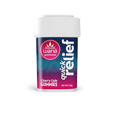 Photograph of product: Gummies | Quick Relief Cherry Cola | 100mg | 20pk | Wana - REC