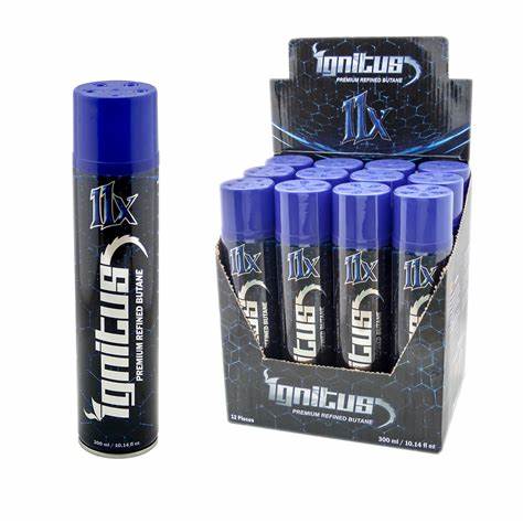 Photograph of product: IGNITUS - Butane 300ml/10.14 fl