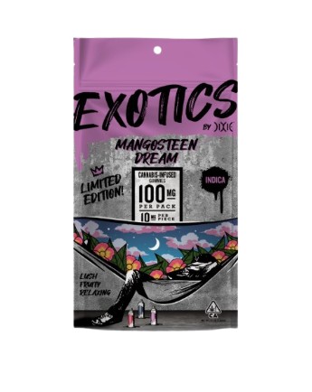 Photograph of product: Dixie Gummy - LTO Exotics Mangosteen Dream 200mg