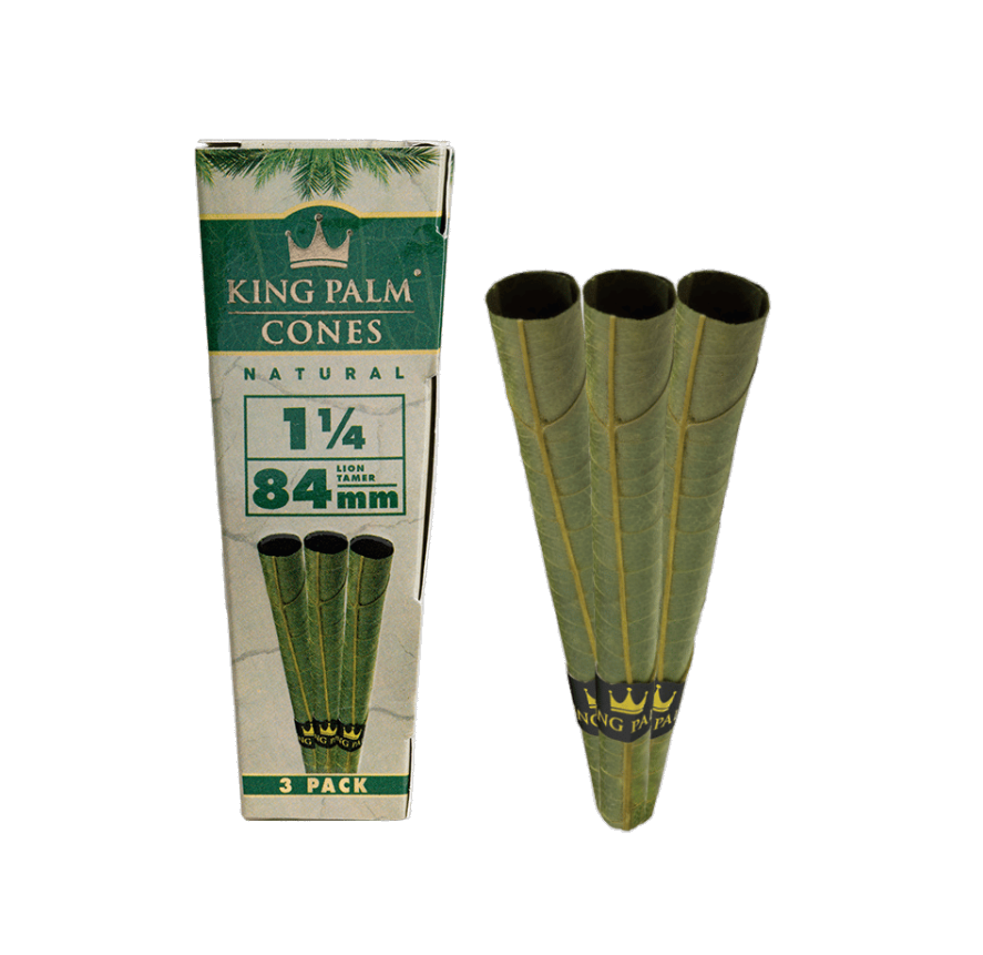 Photograph of product: King Palm Cones 3pk Natural 1-1/4