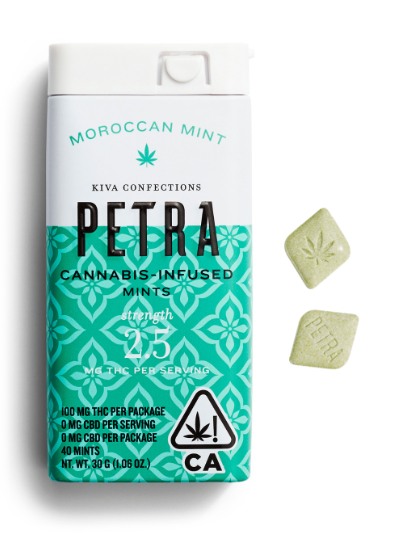 Photograph of product: MOROCCAN MINTS 40 PACK 100MG