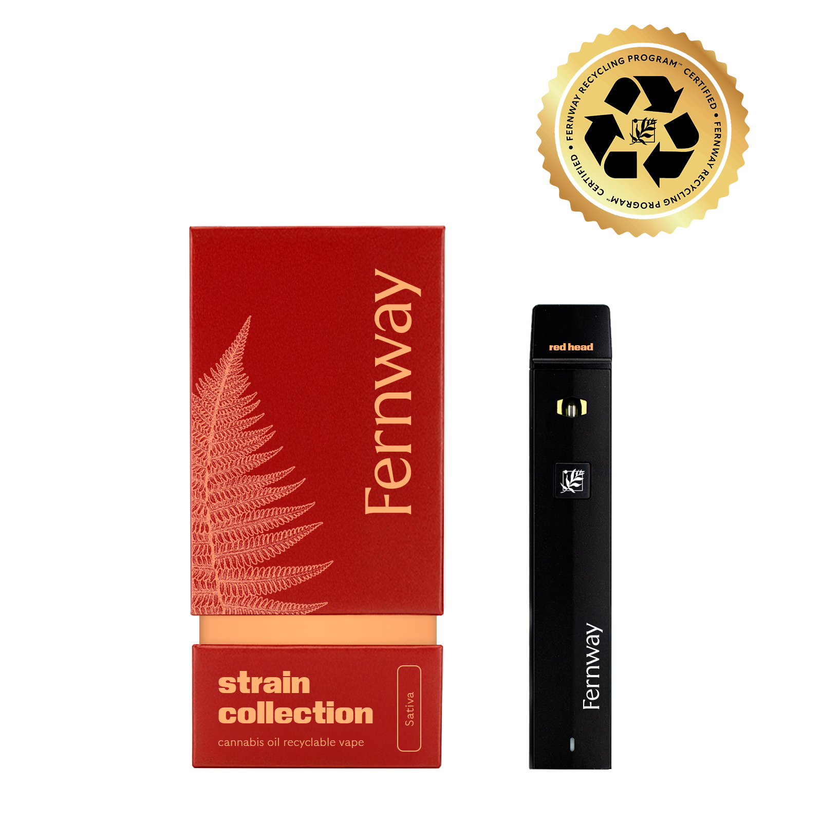 Photograph of product: Fernway - Red Headed Stranger - Traveler Vape Pen
