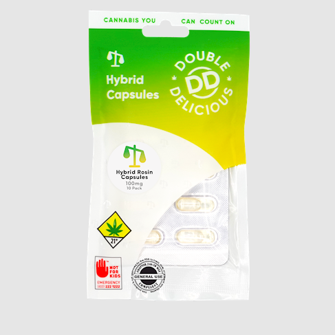 Photograph of product: Double D - Hybrid - 10pk DOH Capsules