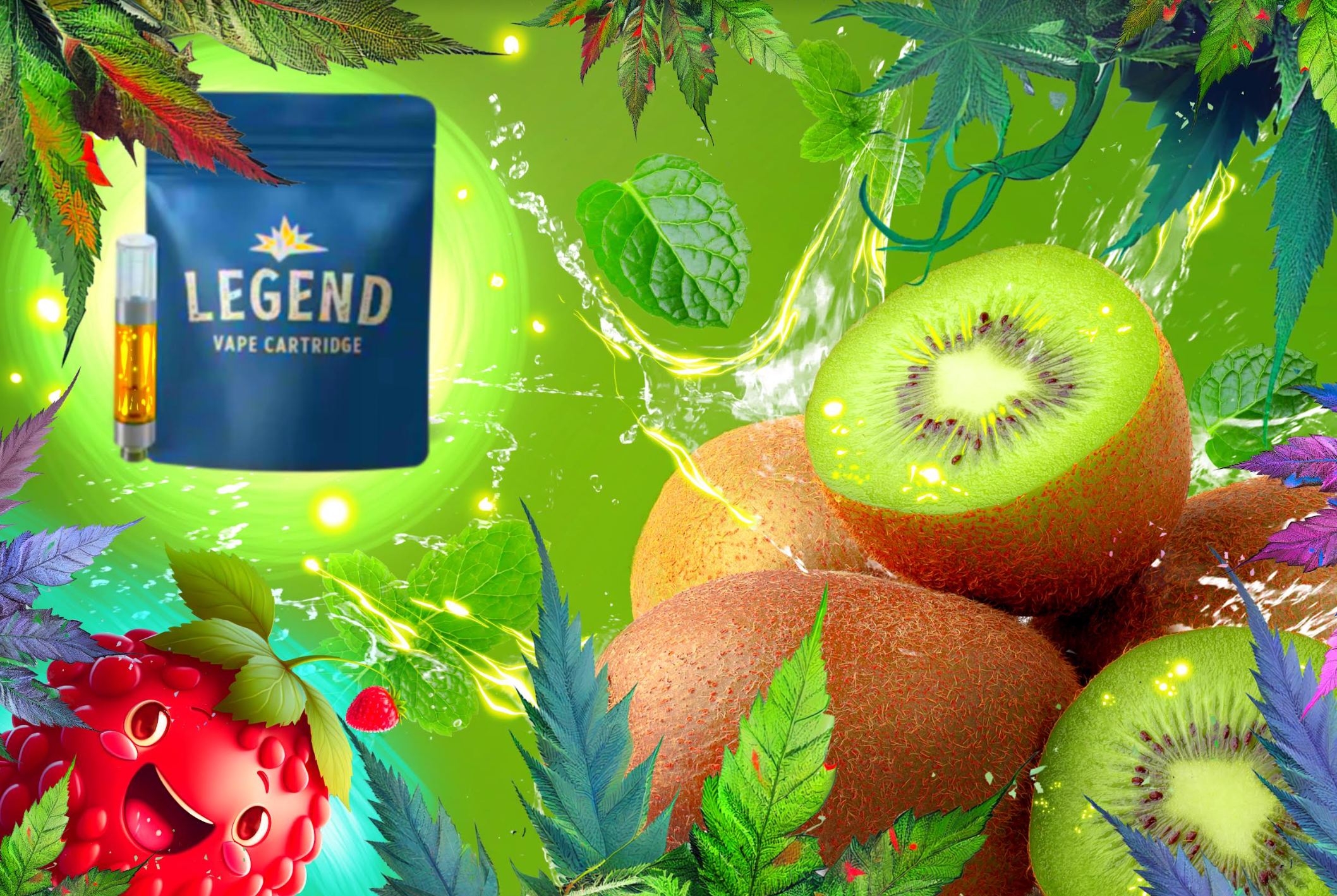 Photograph of product: Natural Kiwi Berry | 1g Cart