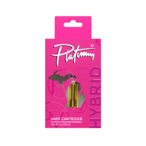 Photograph of product: Platinum Vape | Distillate 510 Cart | Monday Moscato | 1g