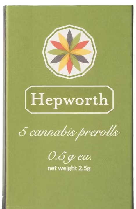 Photograph of product: Hepworth | Purple Gorilla Party | Preroll | 5pk
