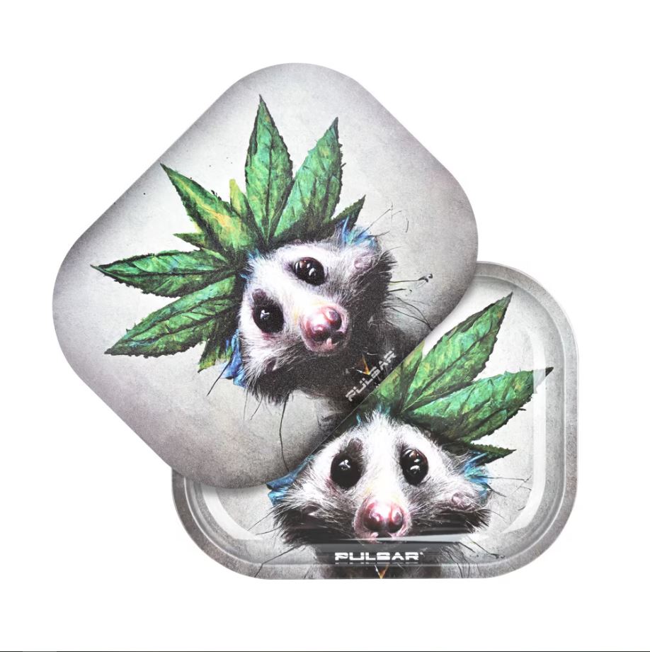 Photograph of product: Pulsar Mini Metal Rolling Tray with Lid (A0089)