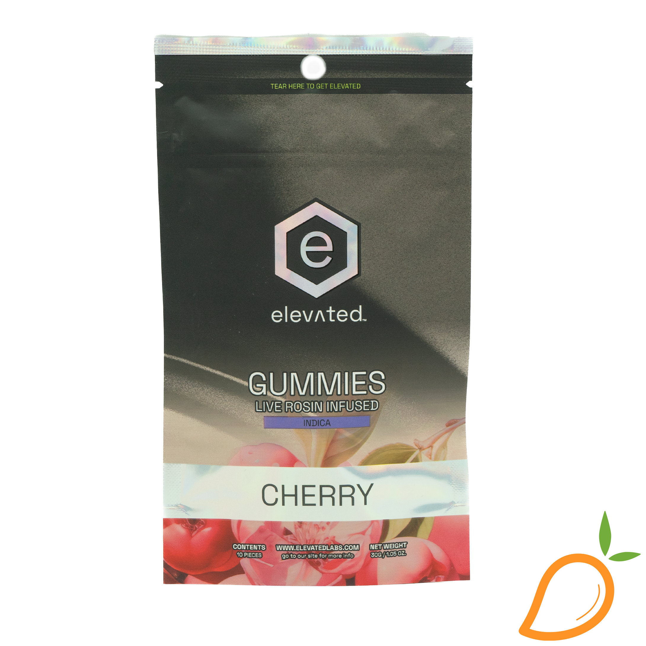 Photograph of product: 100mg Cherry Rosin Gummies Elevated