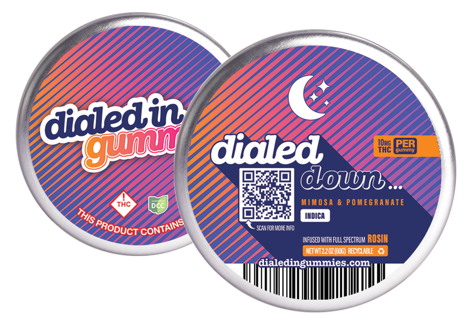 Photograph of product: Dialed In Rosin Gummies (I) 100mg