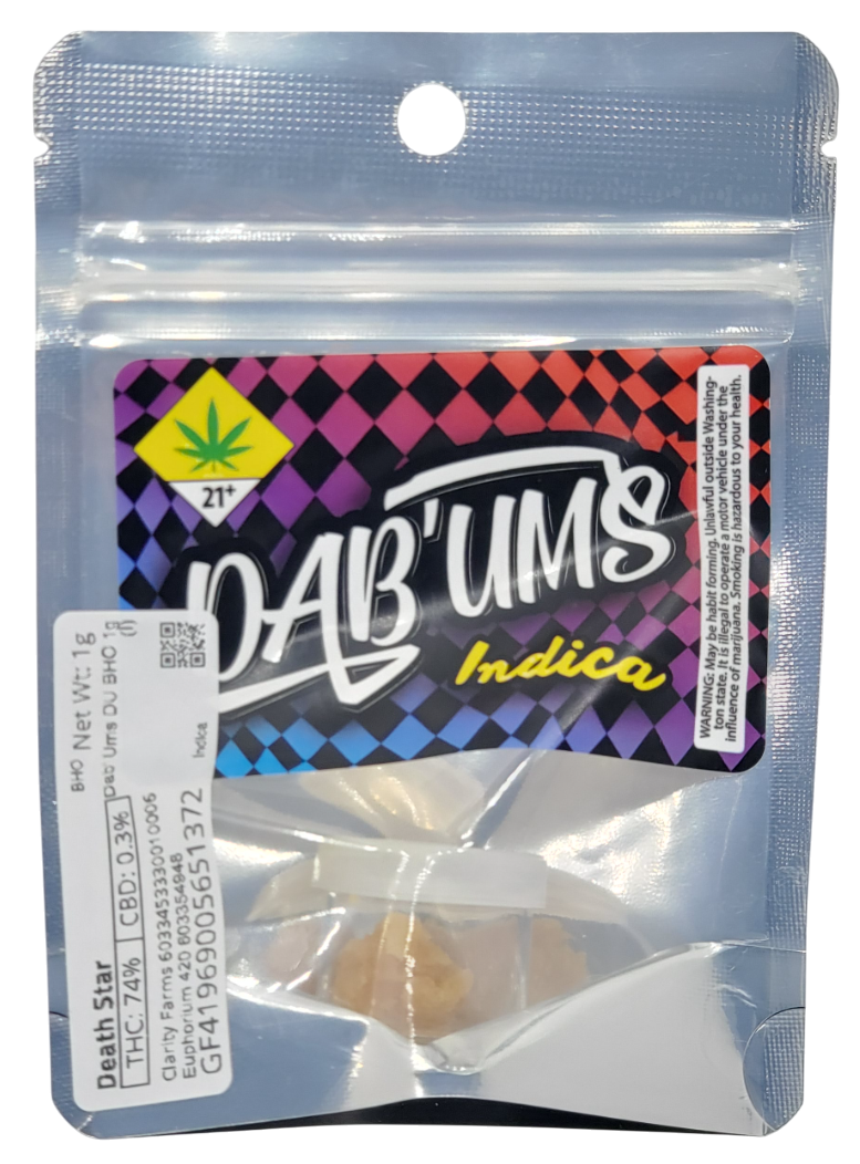 Photograph of product: Dabums CON Death Star Hydrocarbon Extract 1g